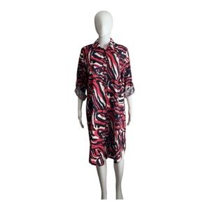 Milan Kiss Printed Tunic Dress Size XL